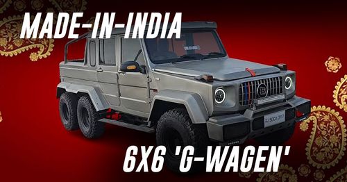 modified mahindra scorpio bolero g-wagen 6x6 featured