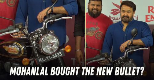 mohanlal spotted wirth the new bullet 350 explained mohanlal spotted wirth the new bullet 350 explained