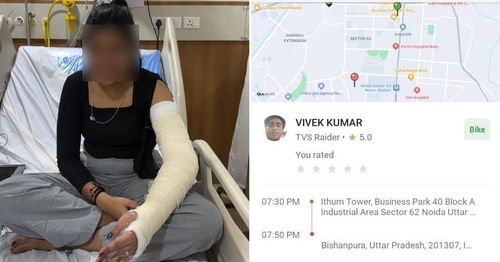 ola bike taxi crash woman broken hand featured ola bike taxi crash woman broken hand featured