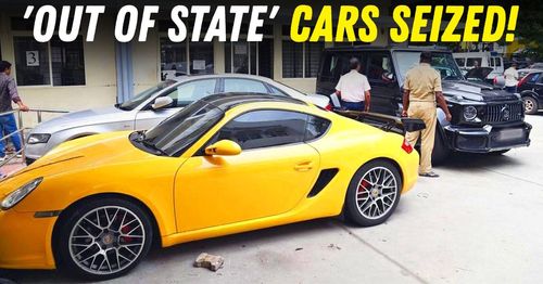 porsche rolls royce mercedes g-wagen seized mysuru karnataka RTO out of state featured porsche rolls royce mercedes g-wagen seized mysuru karnataka RTO out of state featured