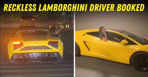 reckless lamborghini driver gurgaon fined featured