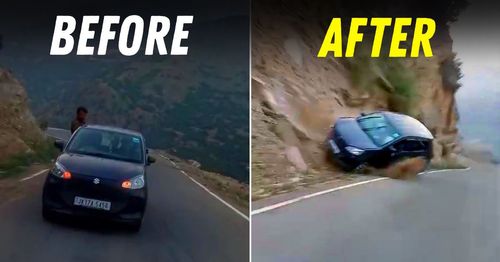reckless maruti alto driver crash kishtwar kashmir featured reckless maruti alto driver crash kishtwar kashmir featured