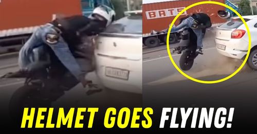 reckless yamaha r3 rider vs maruti baleno featured