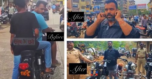 royal enfield bullet loud exhaust busted cops featured