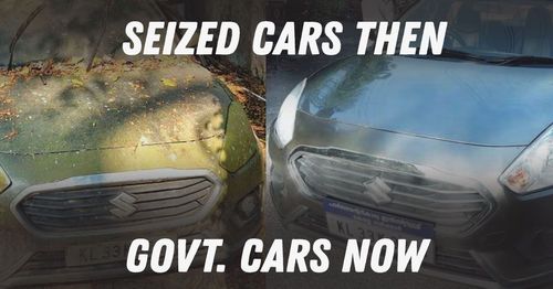 seized vehicles into government vehicles