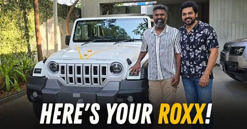suriya gifts mahindra thar roxx to Meiyazhagan director 