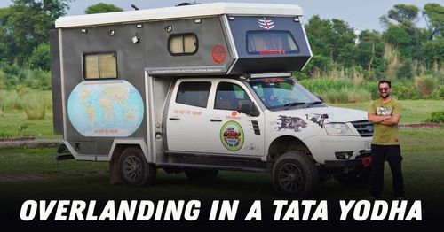 tata yodha converted into overlander