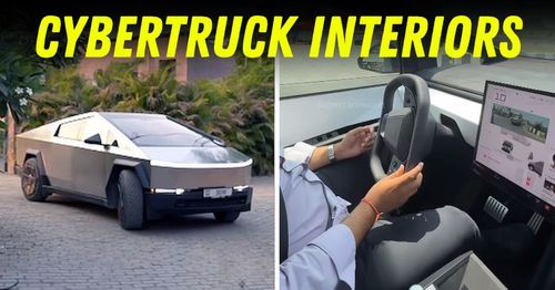 tesla cybertruck interiors india spied featured tesla cybertruck interiors india spied featured