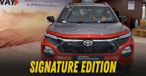 toyota taisor signature edition