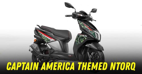 tvs ntorq captain america theme featured