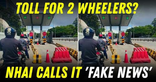 two wheeler toll paying fake news two wheeler toll paying fake news