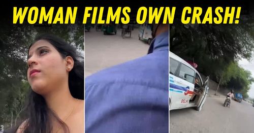 woman films own crash rapido bike taxi featured