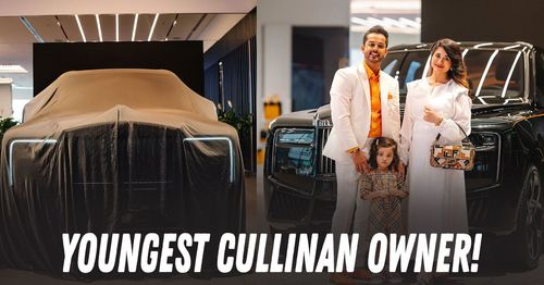 youngest rolls royce cullinan black badge owner amjad sithara