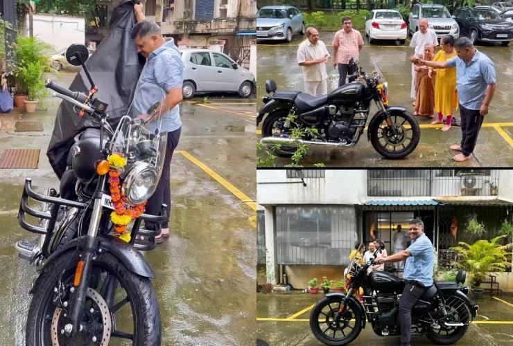 son gifts father royal enfield meteor 350
