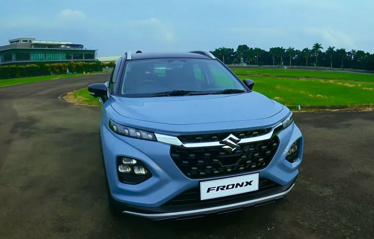suzuki fronx hybrid with adas front