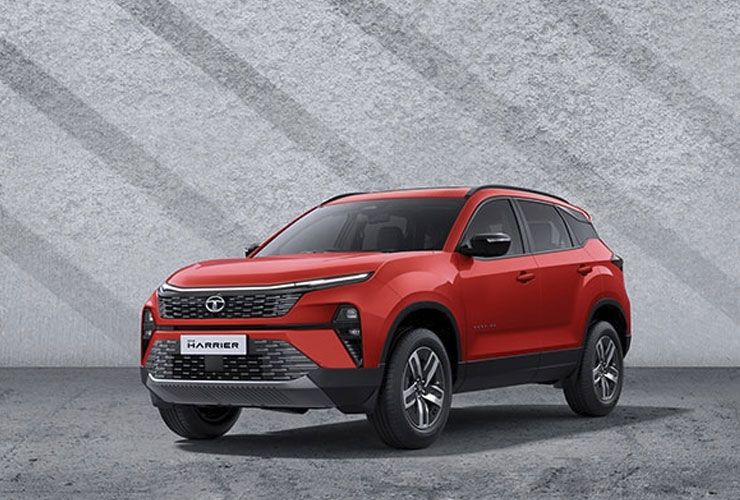 tata harrier diesel red colour