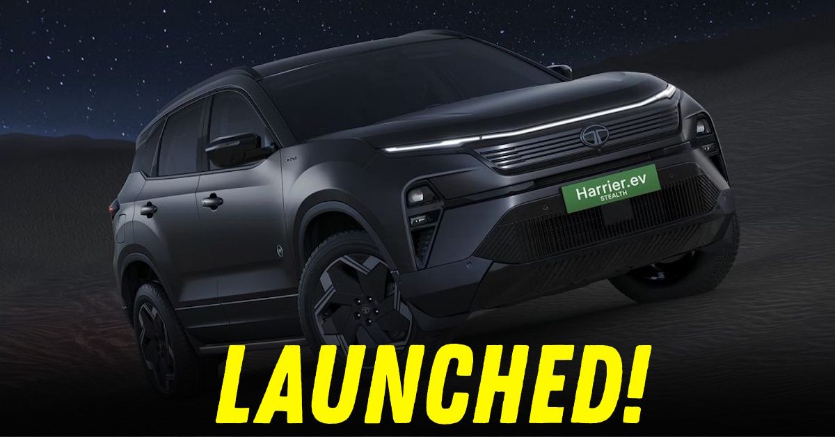 tata harrier.ev stealth edition launched featured