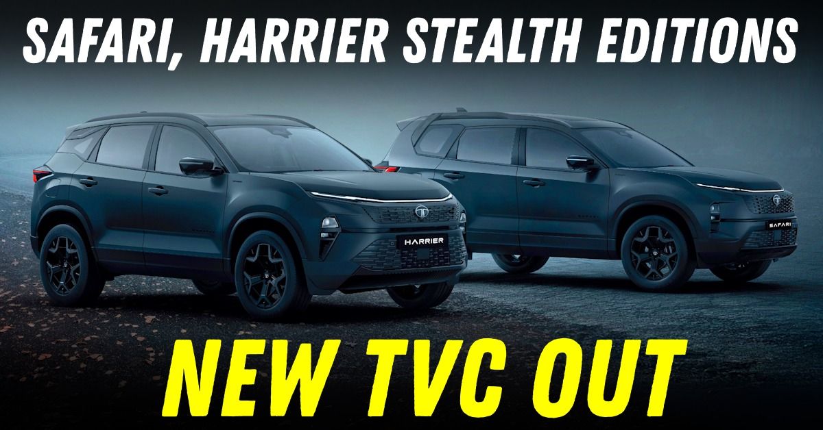 tata harrier safari stealth edition tvc featured tata harrier safari stealth edition tvc featured