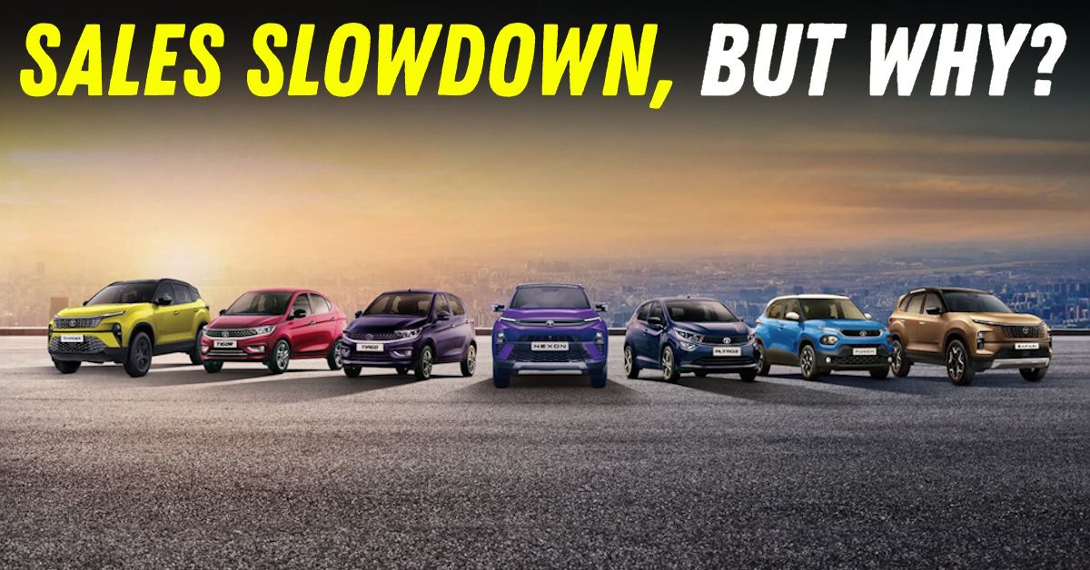 tata motors car sales slowdown june 2025