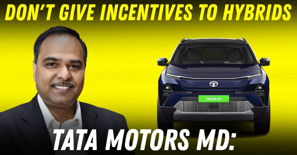 tata motors md shailesh chandra hybrid incentives featured