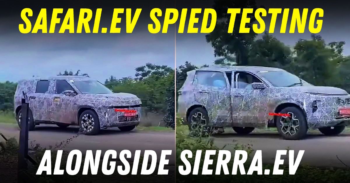 tata safari.ev spied testing featured
