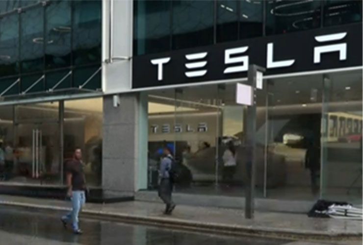 tesla india showroom mumbai