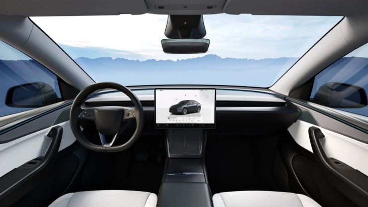 tesla model y interior