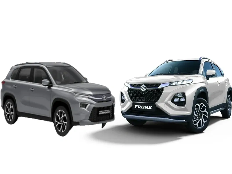 maruti suzuki fronx delta plus opt vs toyota taisor s plus young pro