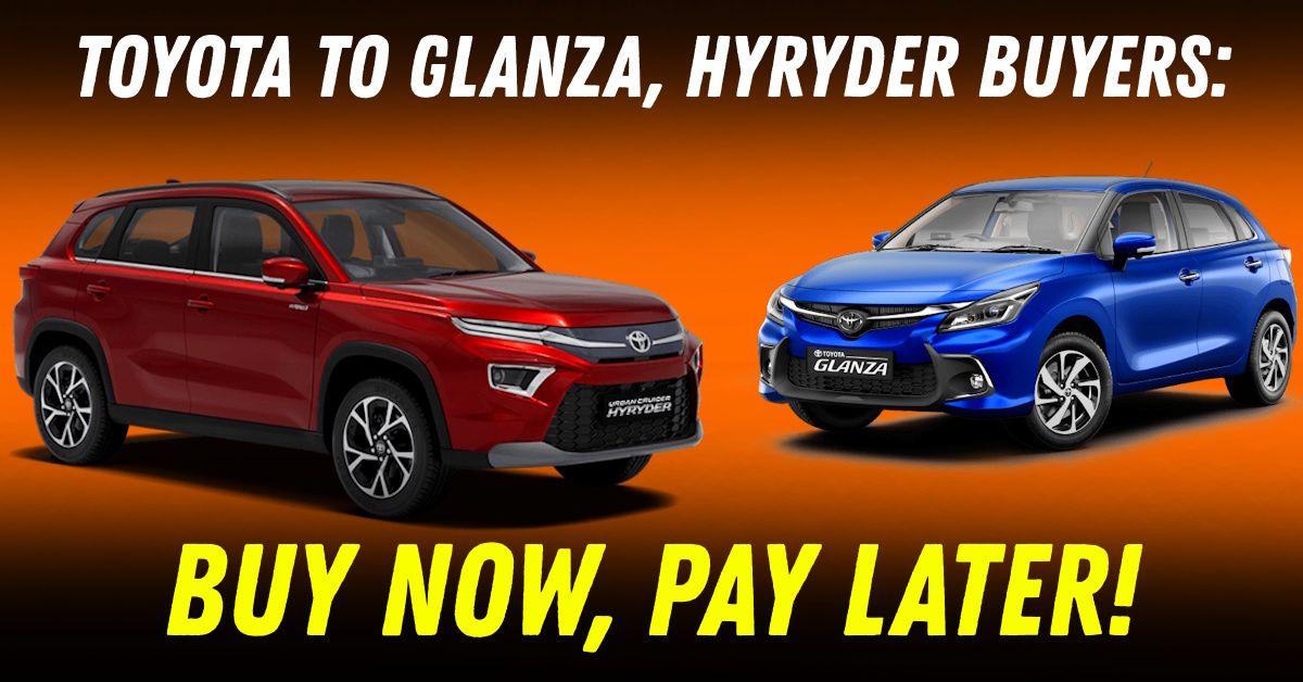 toyota glanza hyryder buy now pay later navratri offer featured