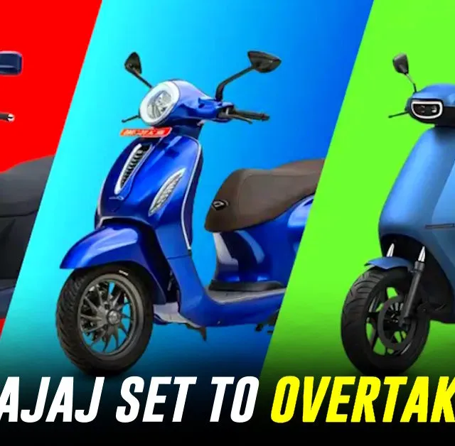 tvs bajaj set to overtake ola electric