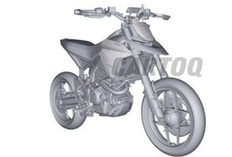 tvs rts x supermoto design patented in india