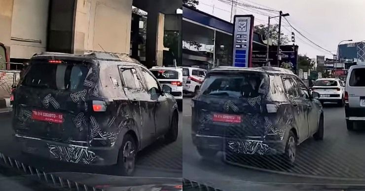 upcoming renault triber facelift side