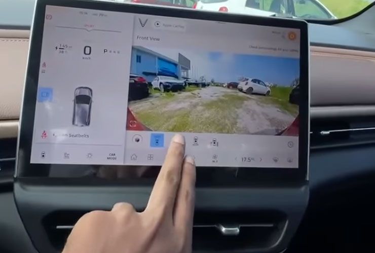 vinfast vf6 touchscreen