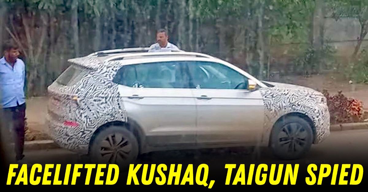 volkswagen taigun skoda kushaq facelifts spied featured