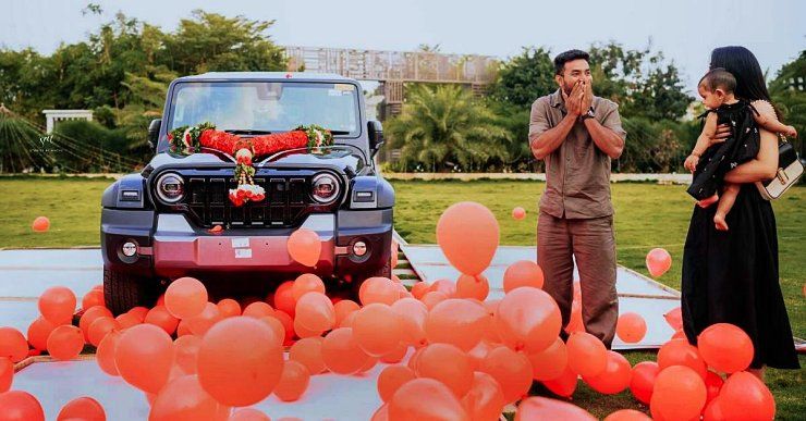 wife surprises husband with thar roxx