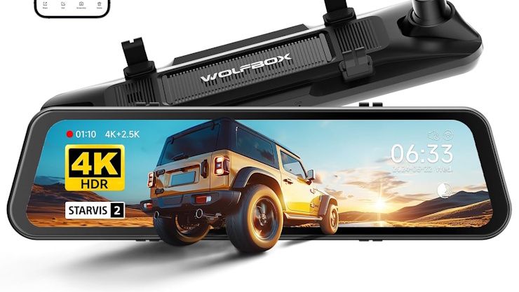 WOLFBOX G900 PRO Rear View Mirror Dash Cam