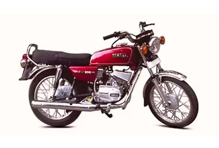 yamaha rx 100 red